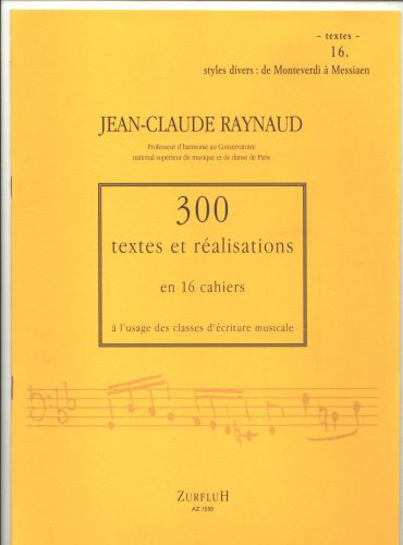 copertina 300 Textes et Realisations Cahier 16 (Textes) Editions Robert Martin