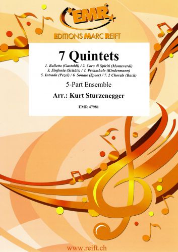 copertina 7 Quintets Marc Reift
