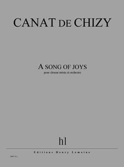 copertina A song of joys Editions Henry Lemoine