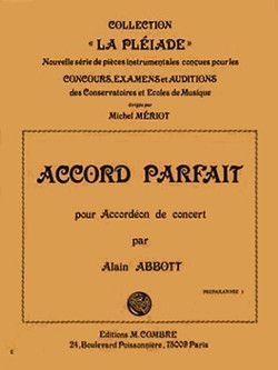 copertina Accord parfait Combre