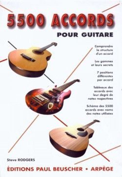 copertina Accords pour guitare (5500) Paul Beuscher