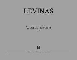 copertina Accords trembls Editions Henry Lemoine