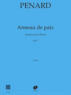 copertina Anneau de paix (esquisse pour choeur) Jobert