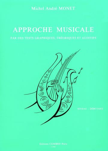 copertina Approche musicale par tests graphiques, thoriques et auditifs Combre