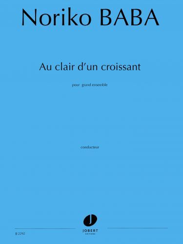 copertina Au clair d'un croissant Jobert