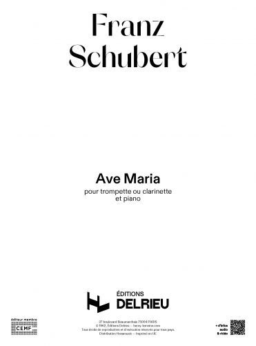 copertina Ave Maria (pdf) Delrieu