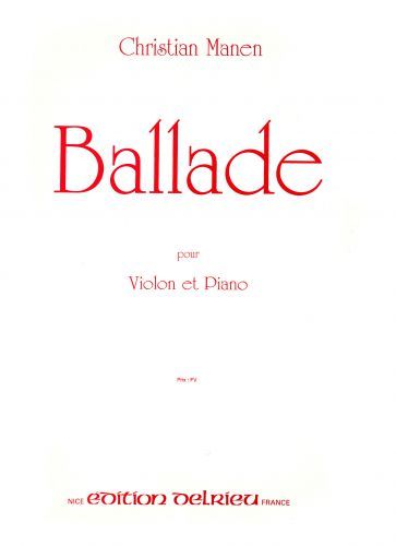 copertina Ballade Delrieu