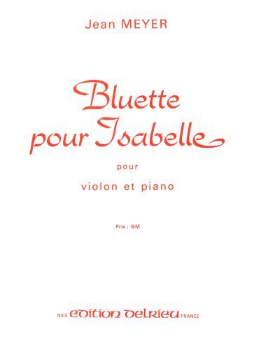 copertina Bluette pour Isabelle Delrieu