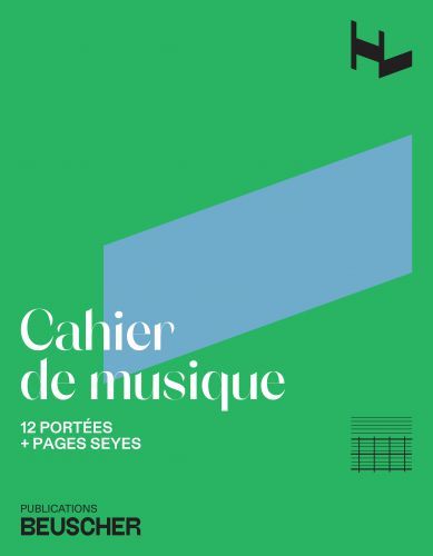 copertina Cahier de musique 12 portes et pages d'criture Seyes Hexamusic