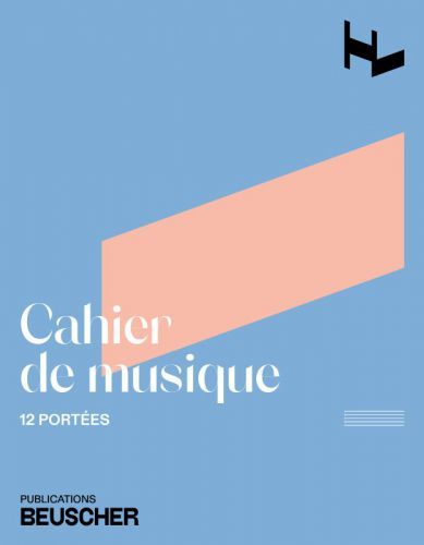 copertina Cahier de musique 12 portes - petit format Paul Beuscher