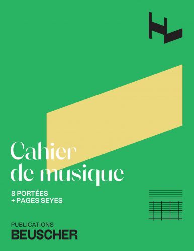 copertina Cahier de musique 8 portes et pages d'criture Seyes Hexamusic