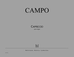 copertina Capriccio Editions Henry Lemoine