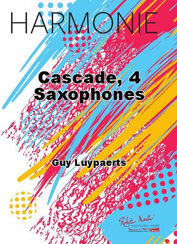 copertina Cascade, 4 Saxophones Martin Musique