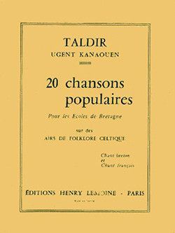 copertina Chansons celtes (20) Editions Henry Lemoine