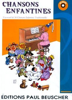 copertina Chansons enfantines - 16 titres Paul Beuscher