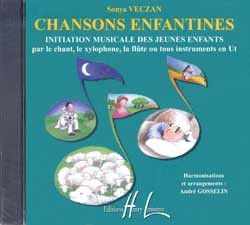 copertina Chansons enfantines Vol.1 CD seul Editions Henry Lemoine