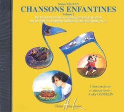 copertina Chansons enfantines Vol.2 CD seul Editions Henry Lemoine