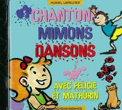 copertina Chantons, mimons, dansons - moyens/grands CD seul Editions Henry Lemoine