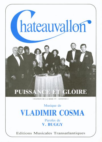 copertina CHATEAUVALLON CHANT PIANO Editions Robert Martin