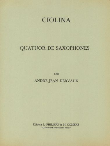 copertina Ciolina Combre