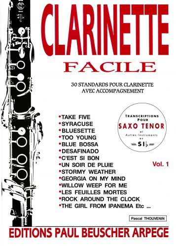 copertina Clarinette facile Vol 1 Paul Beuscher