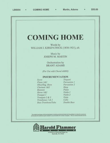 copertina Coming Home from Legacy of Faith Shawnee Press