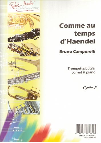 copertina Comme au Temps d'Haendel, Ut ou Sib Editions Robert Martin