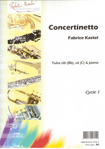 copertina Concertinetto, Ut ou Sib Editions Robert Martin
