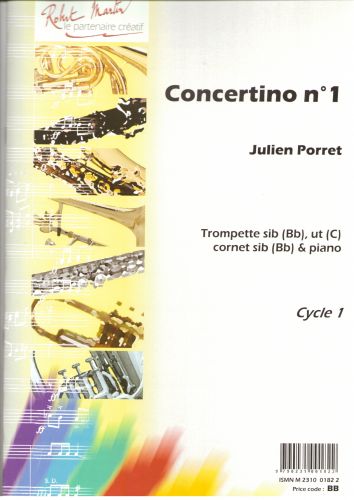 copertina Concertino N1, Sib ou Ut Editions Robert Martin