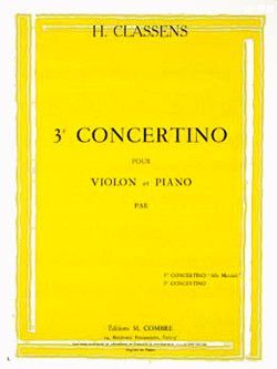 copertina Concertino n3 Combre