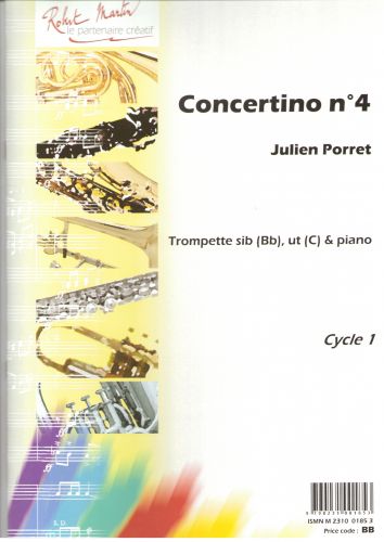 copertina Concertino N4, Sib ou Ut Editions Robert Martin