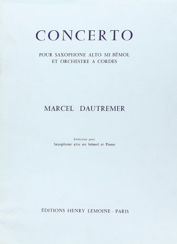 copertina Concerto Editions Henry Lemoine