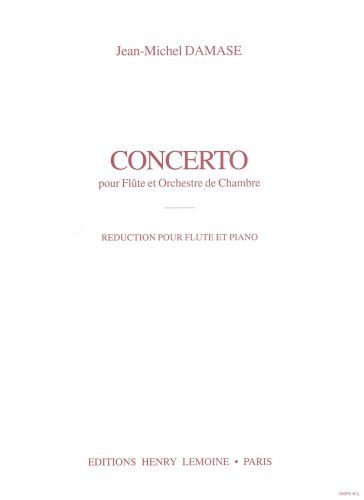 copertina Concerto pour flte et orchestre de chambre Editions Henry Lemoine