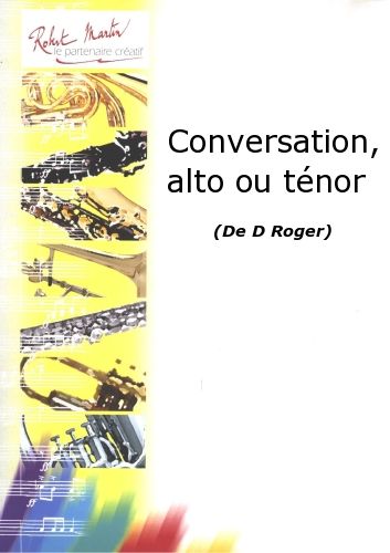 copertina Conversation, Alto ou Tnor Editions Robert Martin