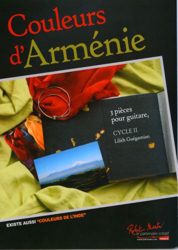 copertina Couleurs d'Armnie pour guitare Martin Musique
