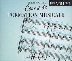 copertina Cours de formation musicale Vol.5 CD seul Editions Henry Lemoine