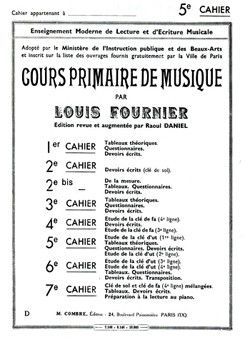 copertina Cours primaire de musique cahier 5 Combre