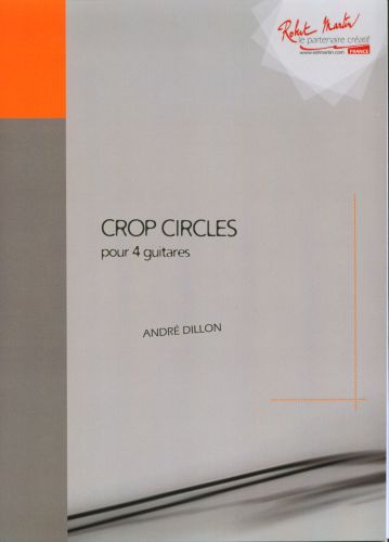 copertina CROP CIRCLES pour 4 guitares Editions Robert Martin