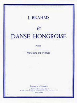 copertina Danse hongroise n6 Combre