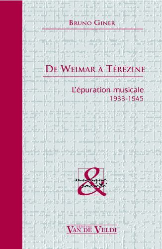 copertina De Weimar  Trzine 1933 - 1945 Van de Velde