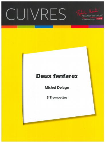 copertina DEUX FANFARES pour trois trompettes Editions Robert Martin