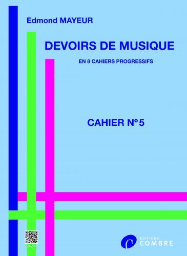 copertina Devoirs de musique cahier 5 Combre