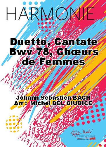 copertina Duetto, cantate BWV 78, cori di donne Martin Musique