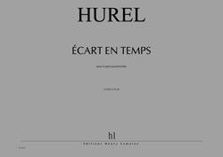 copertina Ecart en temps Editions Henry Lemoine