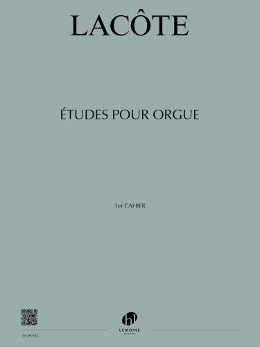 copertina Etudes 1er Cahier Editions Henry Lemoine