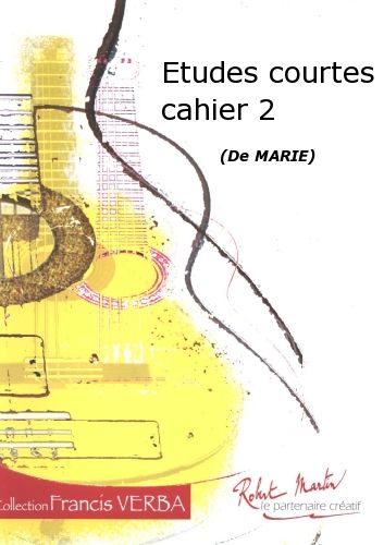 copertina Etudes Courtes Cahier 2 Editions Robert Martin