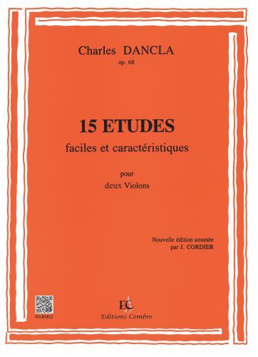 copertina Etudes faciles (15) Op.68 Combre