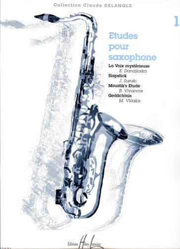 copertina Etudes pour saxophone Vol.1 Editions Henry Lemoine