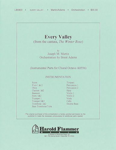 copertina Every Valley from The Winter Rose Shawnee Press
