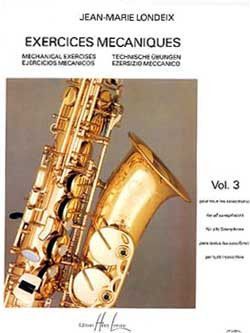 copertina Exercices mcaniques Vol.3 Editions Henry Lemoine